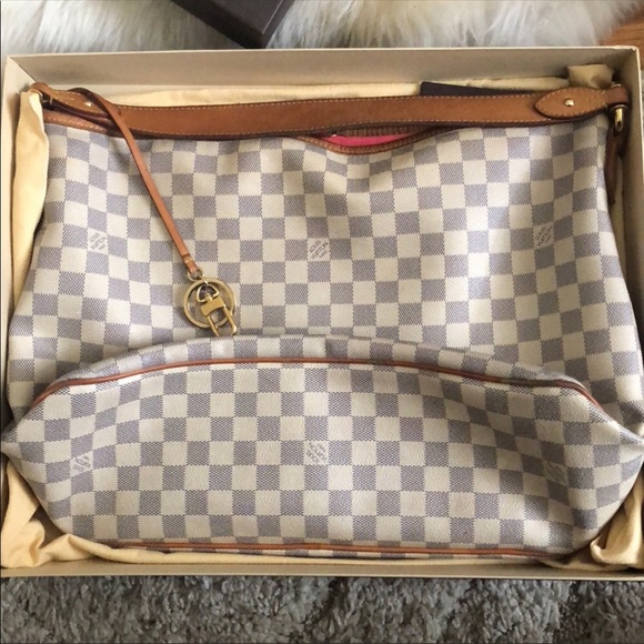 Delightful MM Damier Azur louis vuitton - Picture 1 of 14